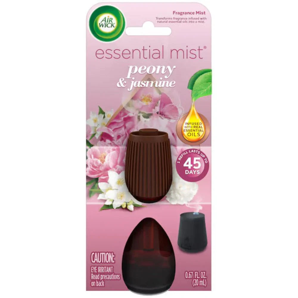 Air Wick Essential Mist Diffuser Starter Kit (White Diffuser + Peony & Jasmine Refill), image 3