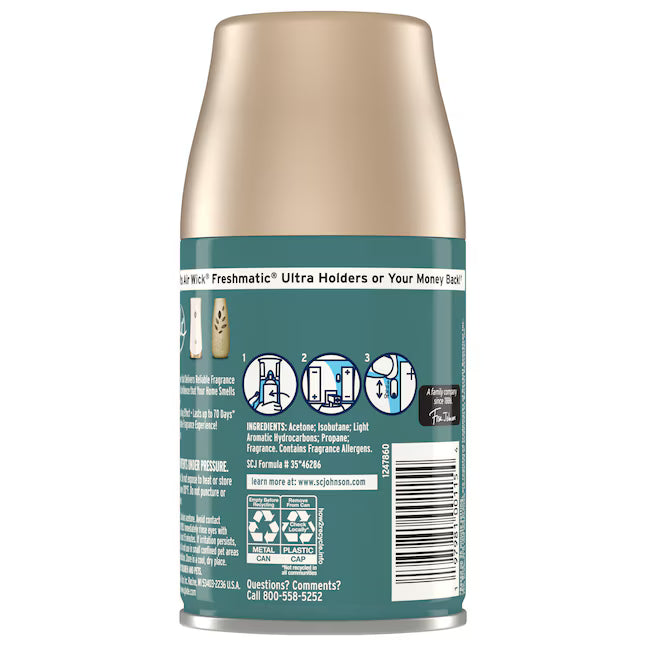 Glade Automatic Spray Refills, Bergamot & Eucalyptus, 6.2 oz, image 2