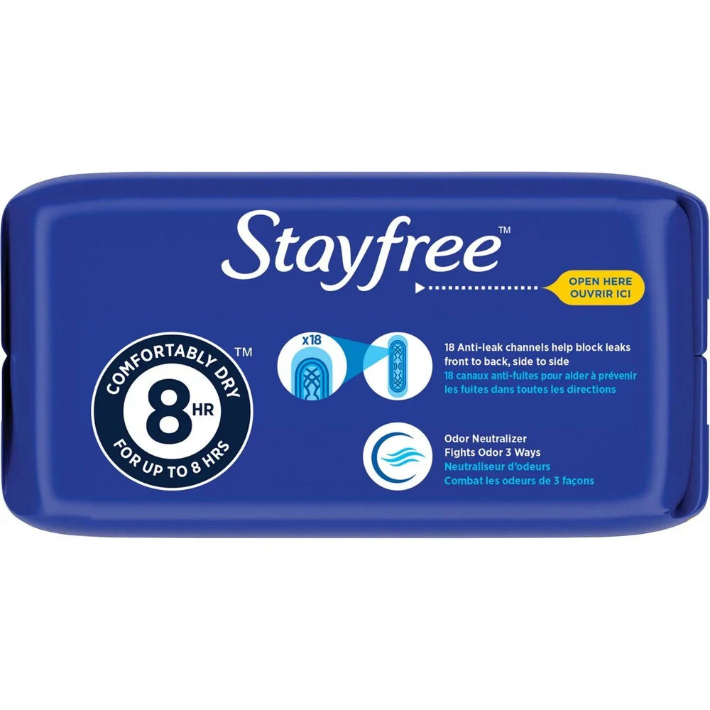 Stayfree Maxi Regular Pads Without Wings, 24 Count, image 5