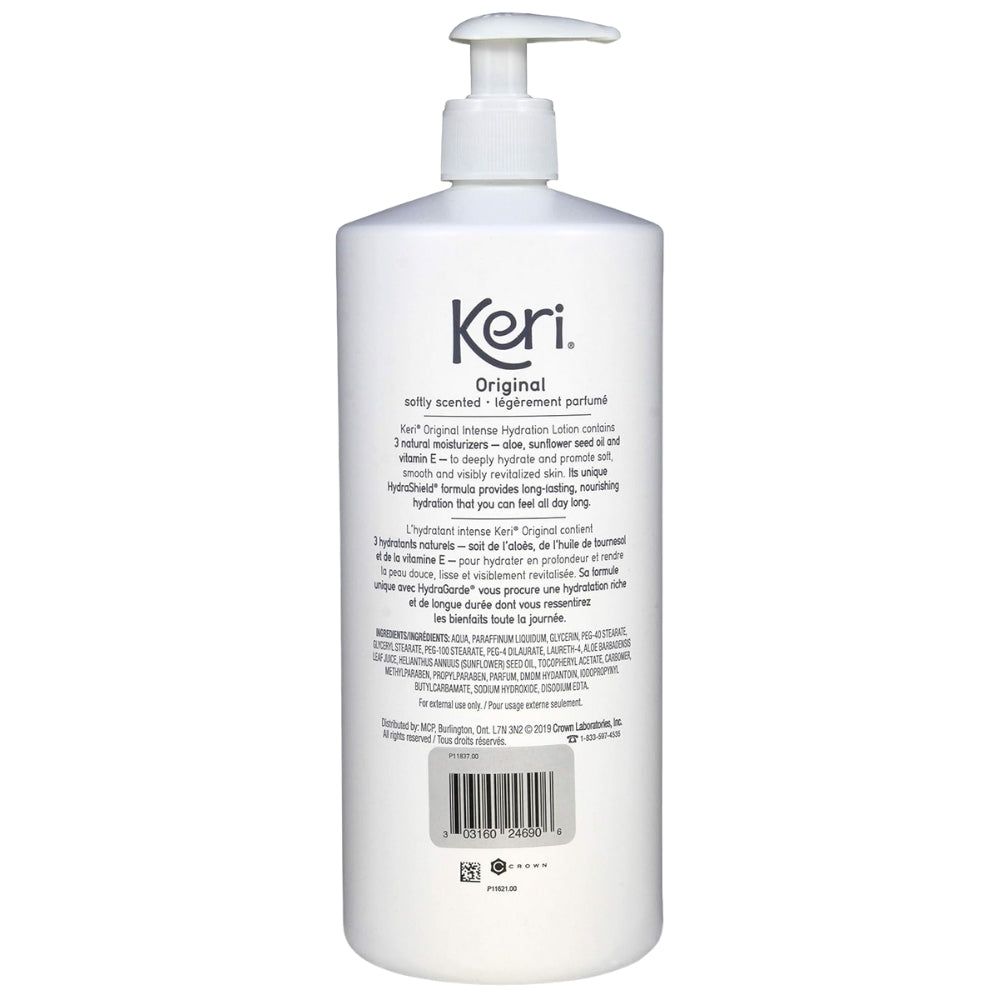 Keri Original Intense Hydration Softly Scented Essential Moisturizer, 30.4oz -