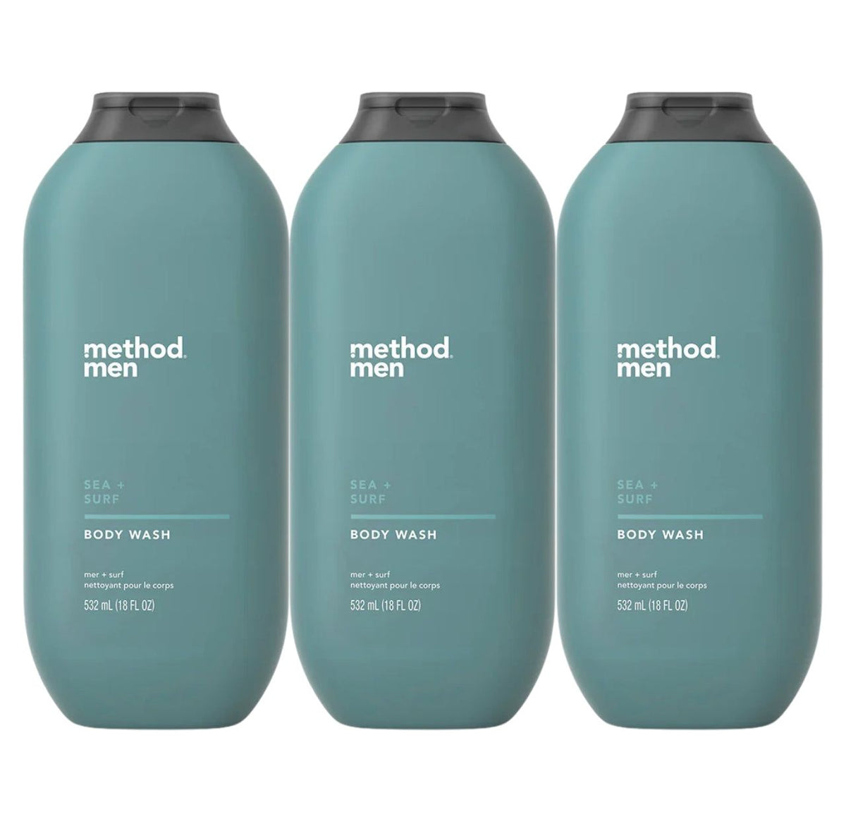 Method Men Body Wash, Sea + Surf, 18oz -