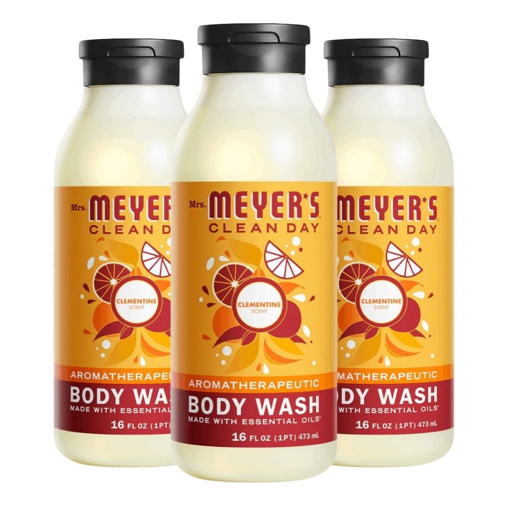 Mrs. Meyer's Clean Day Body Wash, Clementine, 16 Oz -