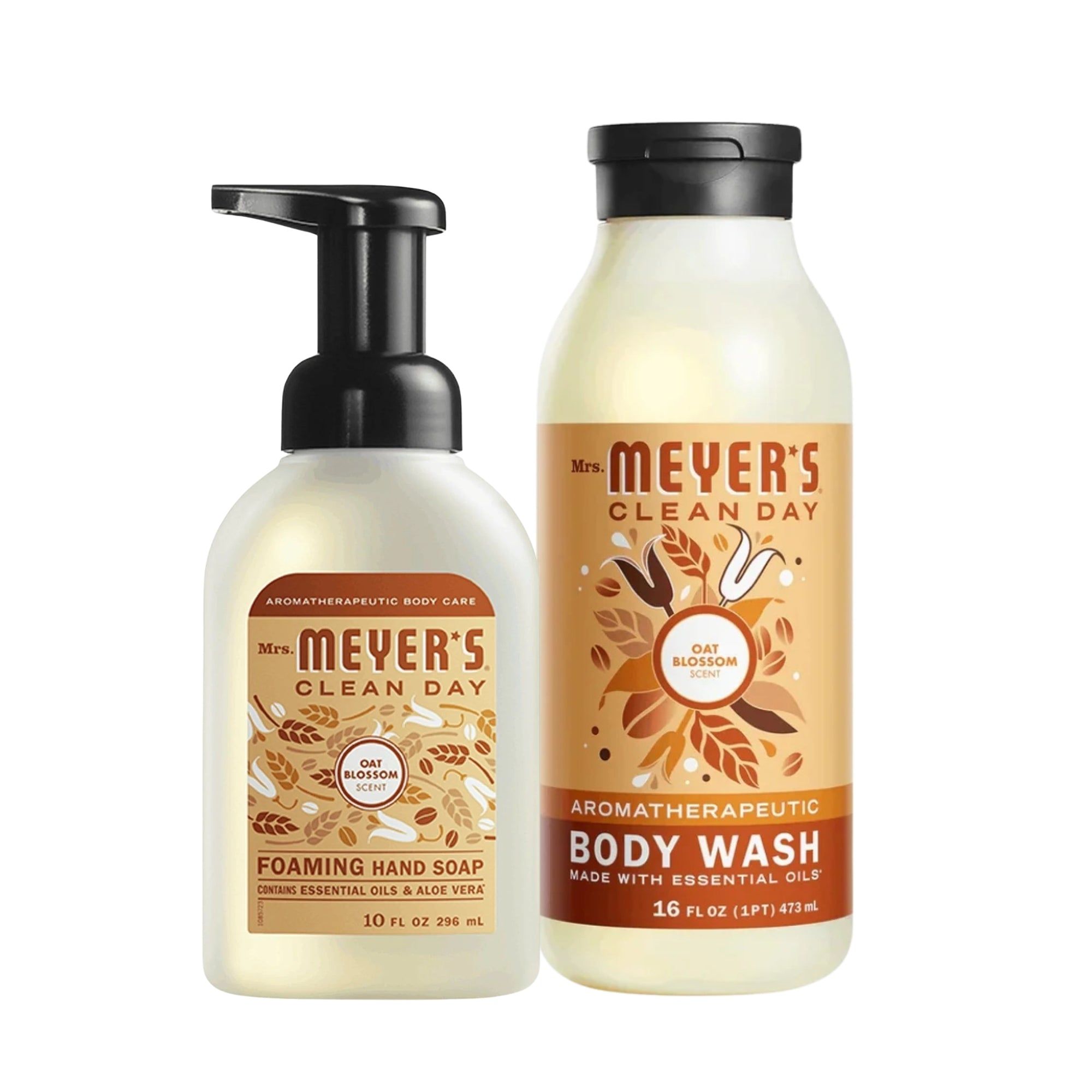 Meyer's Clean Day Foaming Hand Soap Body Wash Set, Oat