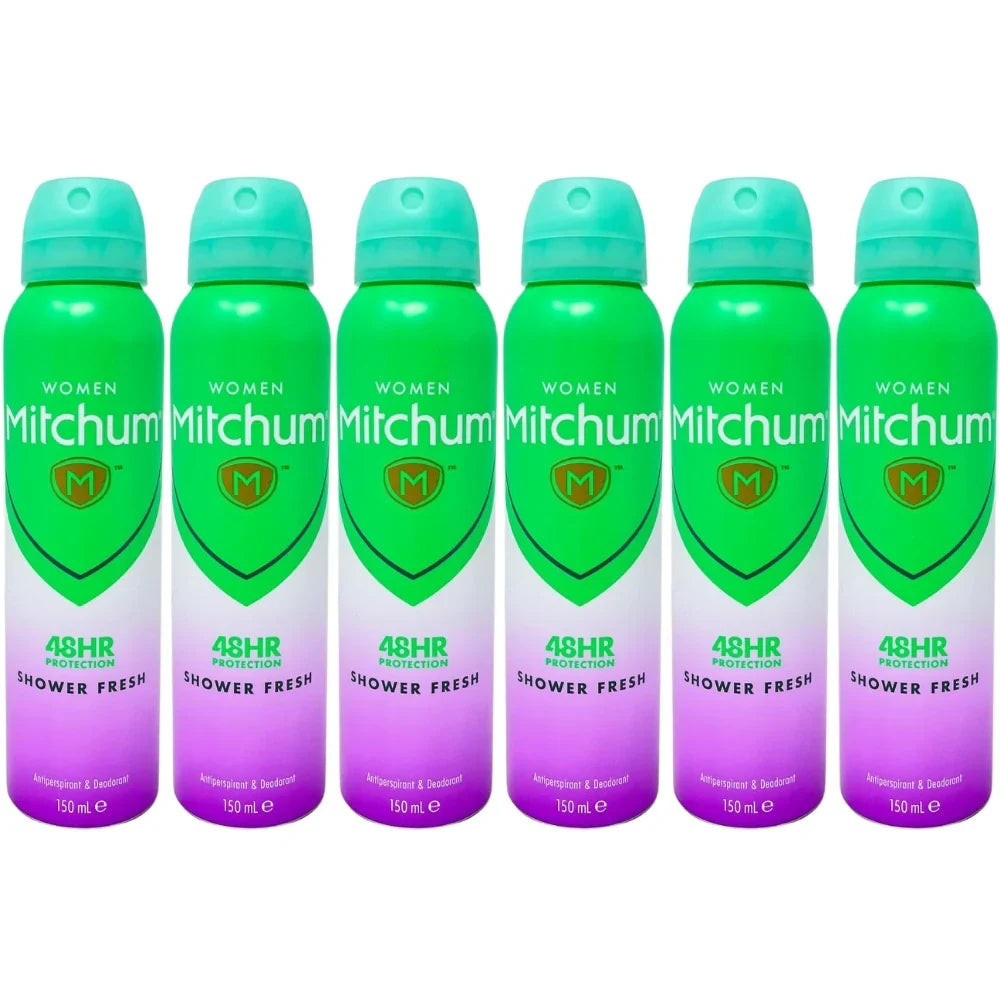 Mitchum Women Antiperspirant & Deodorant, Shower Fresh, 5 oz, 6-Pack