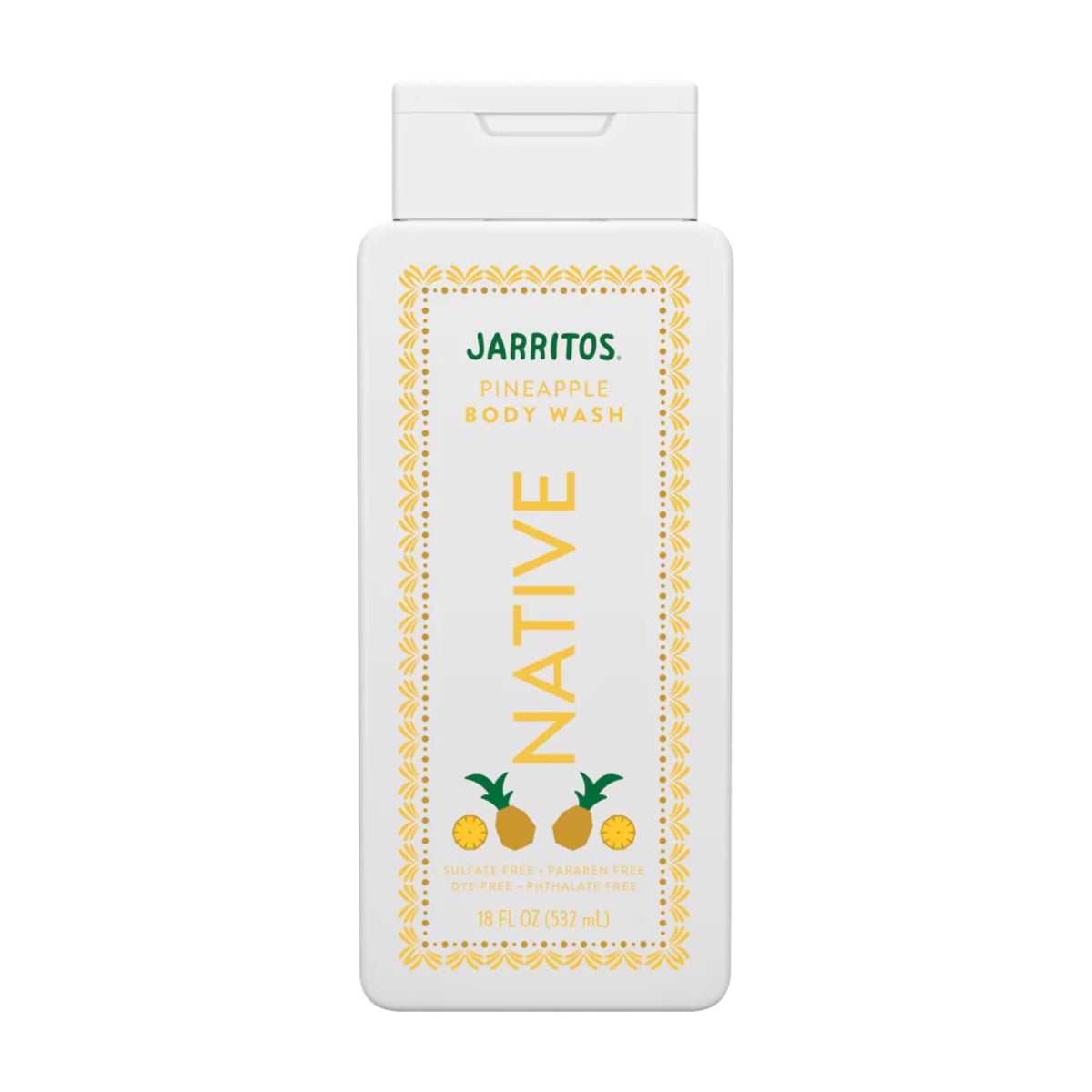 Native Body Wash, Jarritos Pineapple, 18oz -