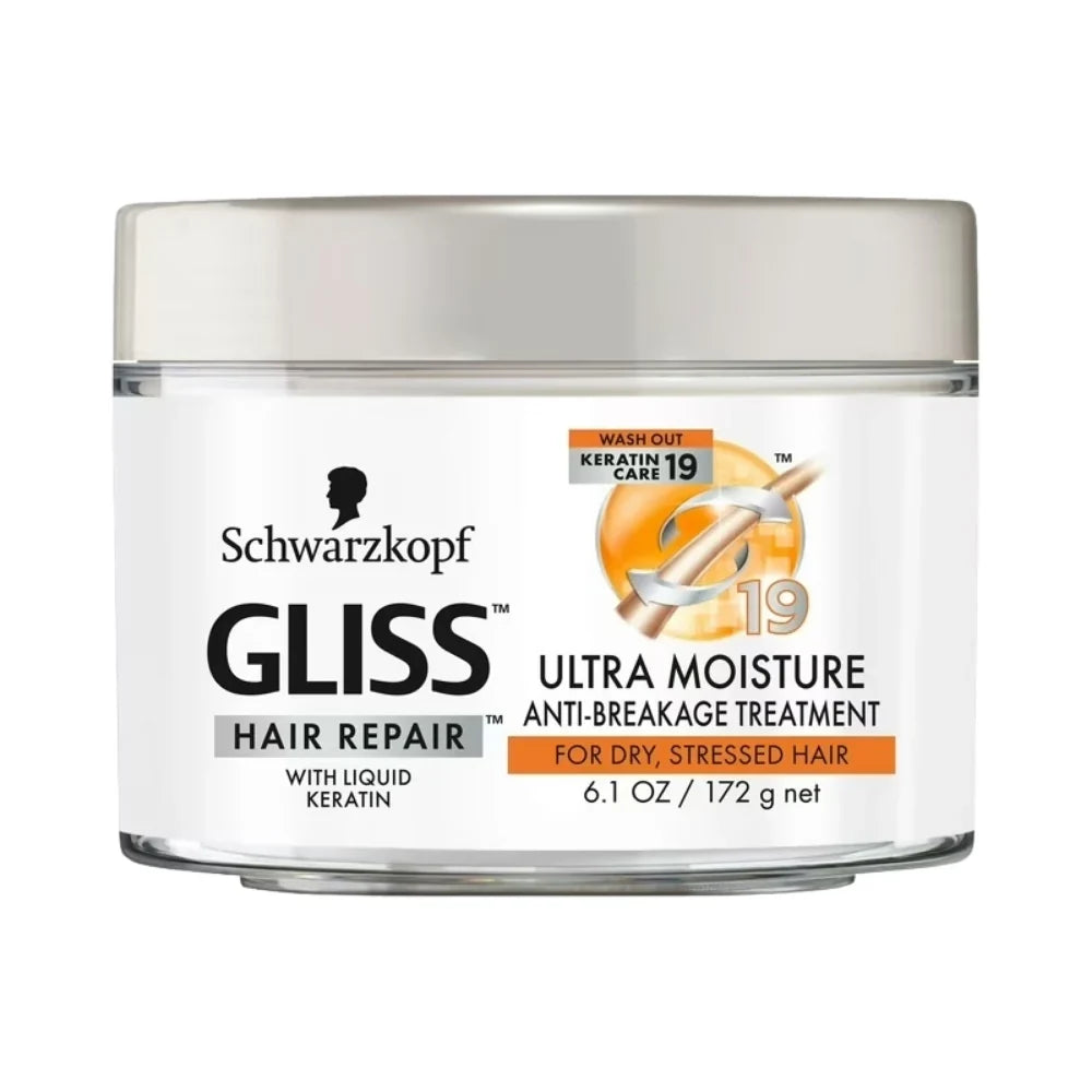 Schwarzkopf Gliss Hair Repair Ultra Moisture Anti-Breakage Treatment, 6.1 oz