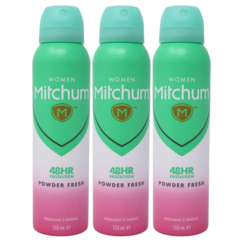 Mitchum Women Antiperspirant & Deodorant, Powder Fresh, 5 oz, 3-Pack