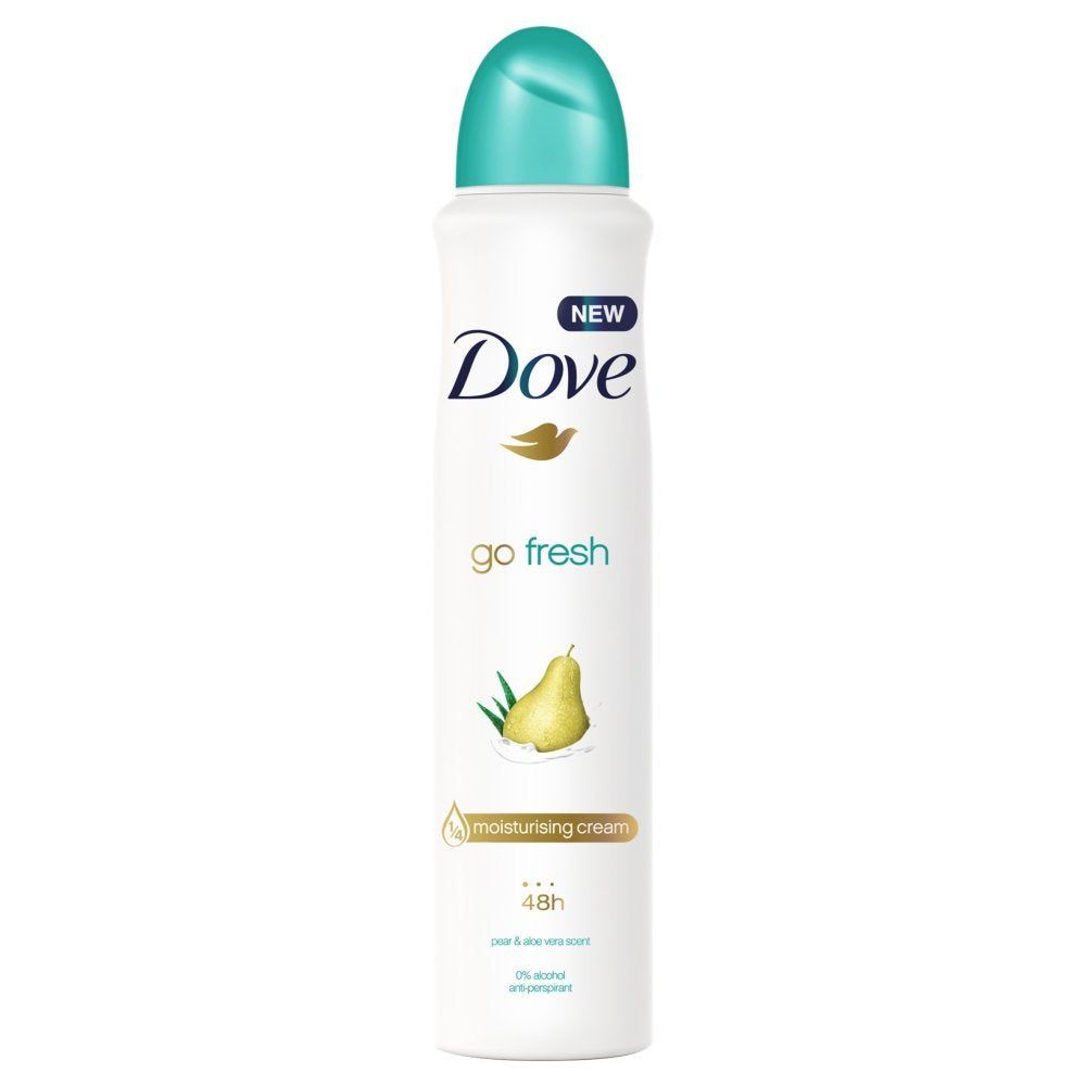 Dove Go Fresh Pear & Aloe Vera Scent Antiperspirant Spray, 8.4oz -
