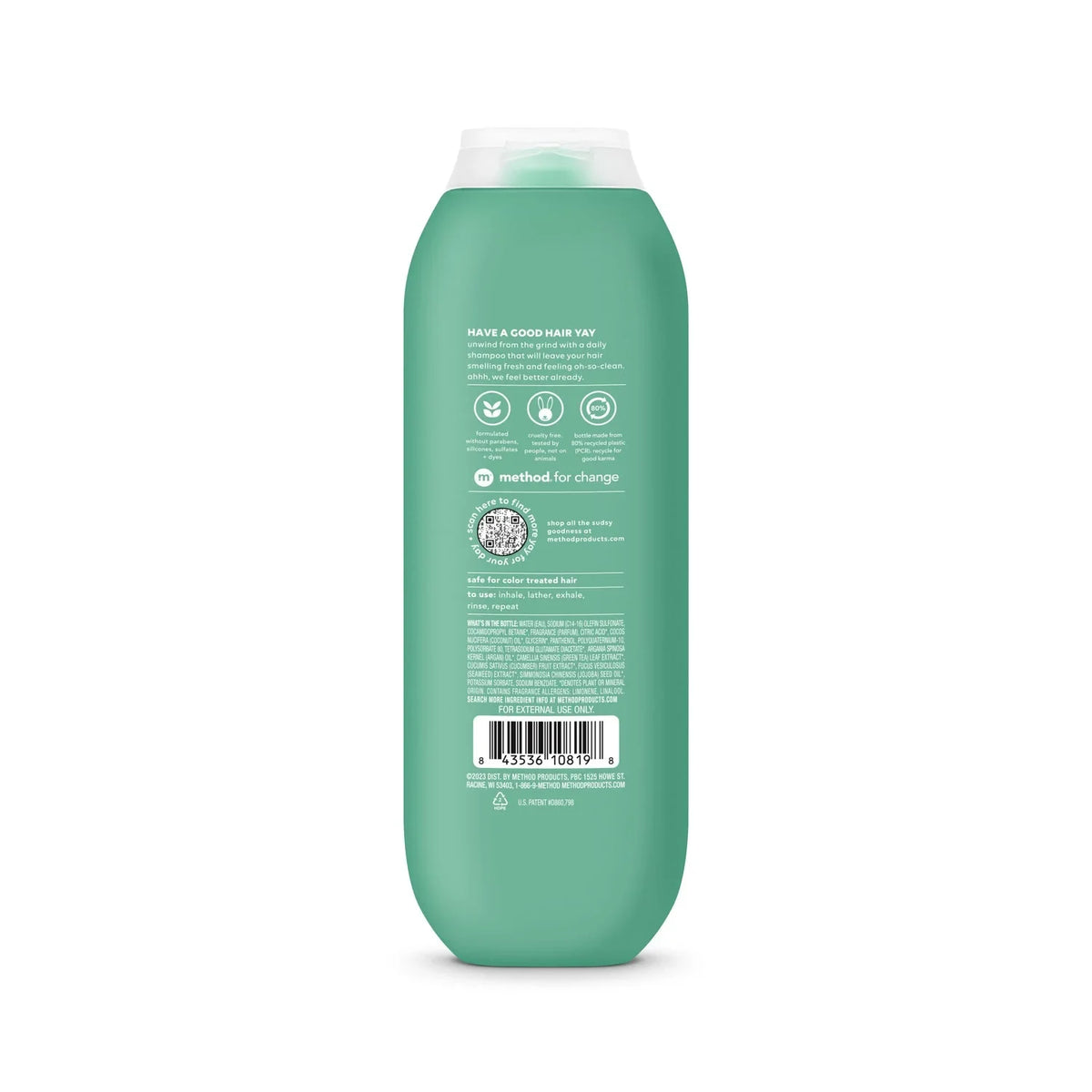 Method Daily Shampoo, Daily Zen, 14oz -