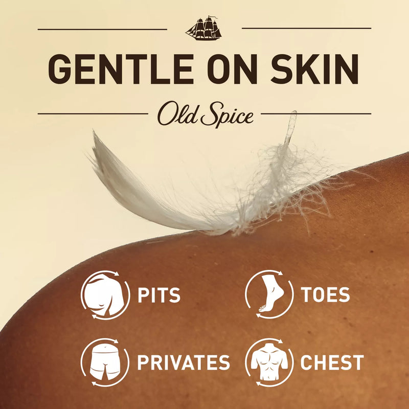 Old Spice Total Body Deodorant, Aloe + Rain, 3oz