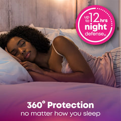 U by Kotex Balance Ultra Thin Pads with Wings, Extra Heavy Overnight, 22 Count