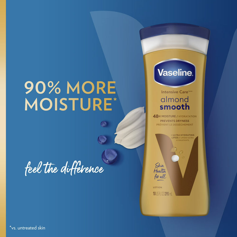 Vaseline Intensive Care Lotion, Almond Smooth, 10oz