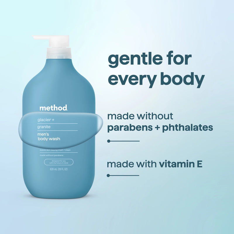 Method Body Wash, Glacier + Granite, 28oz