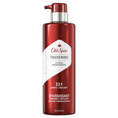 Old Spice Thickening 2-in-1 Shampoo + Conditioner with Biotin & Menthol, 17.9oz