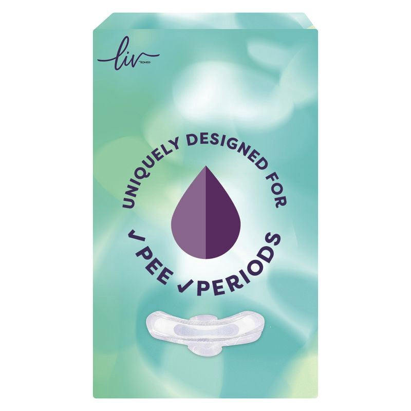 Liv by Kotex Period & Pee Pads, Ultra Thin, Overnight, 20 Count