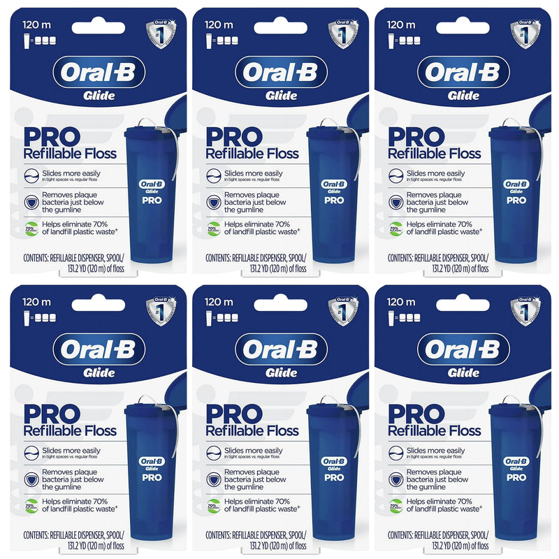 Oral-B Glide PRO Refillable Dental Floss, 120m