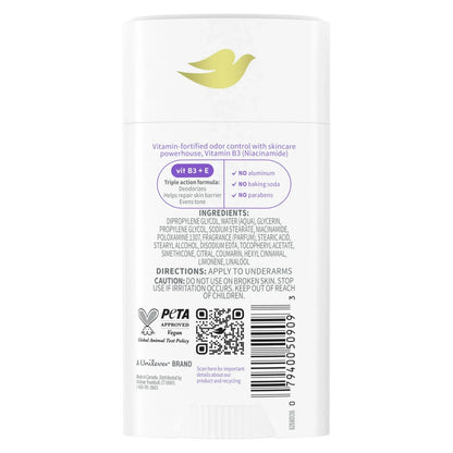 Dove VitaminCare+ Deodorant Stick, Lavender & Chamomile, 2.6oz -