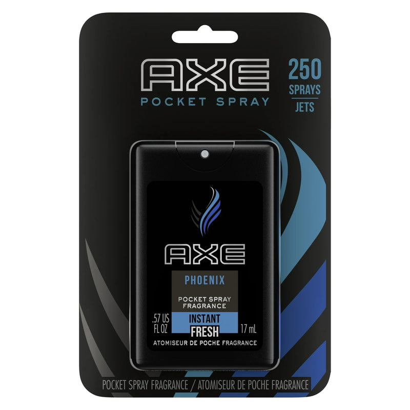 Axe Phoenix Pocket Spray Fragrance, Instant Fresh, 0.57 oz (17ml)