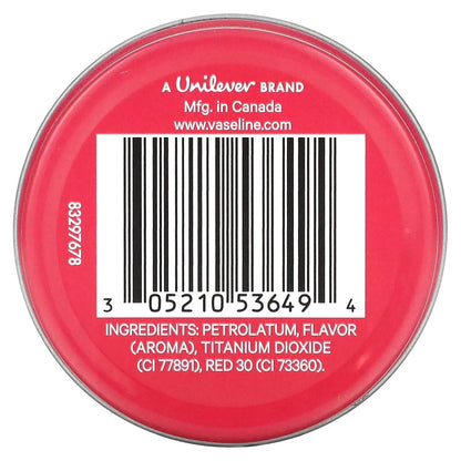 Vaseline Lip Therapy Lip Balm Tin, Rosy Lips, 0.6oz -