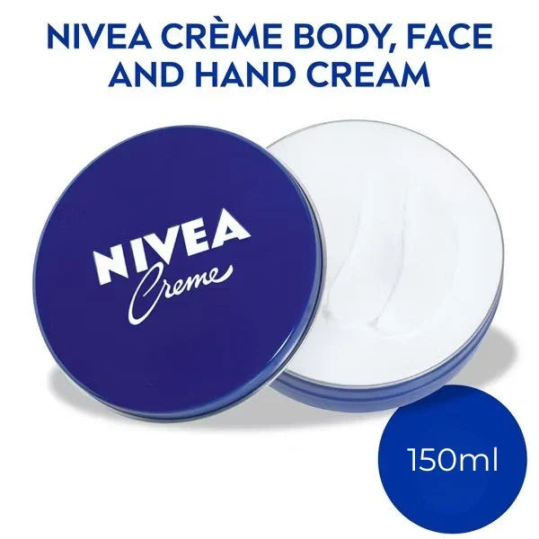 Nivea Creme Body, Face & Hand Moisturizing Cream, 150mL
