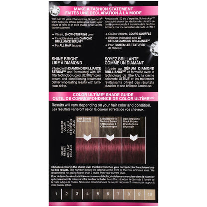 Schwarzkopf Color Ultime Long-Lasting Vibrant Hair Color, 5.22 Ruby Red -