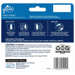 Glade PlugIns Scented Oil Air Freshener Refills, First Frost, 0.67 oz, 5 Count