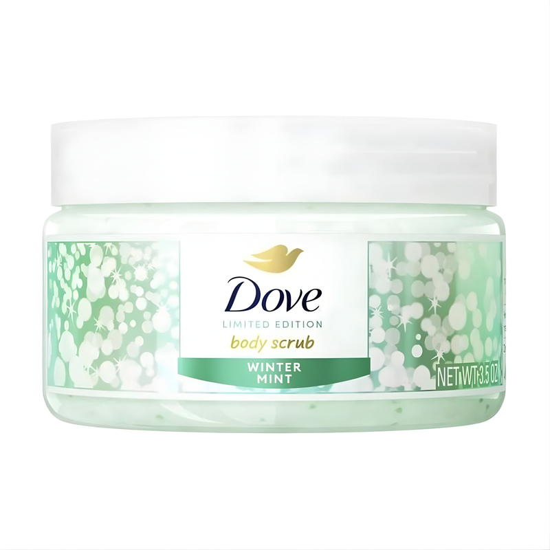 Dove Limited Edition Body Scrub, Winter Mint, 3.5oz