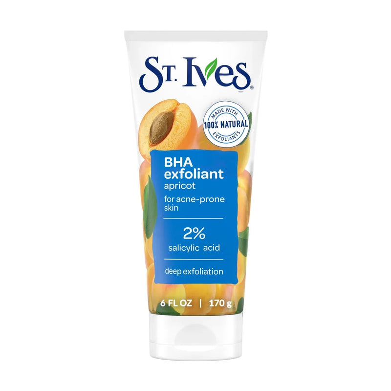 St. Ives Apricot BHA Deep Exfoliant Face Scrub, 6 Oz