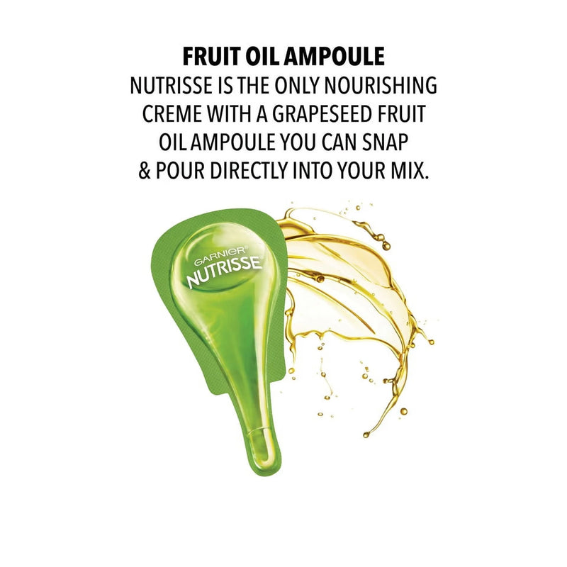 Garnier Nutrisse Ultra Coverage Nourishing Hair Color Creme, 630 Deep Light Golden Brown