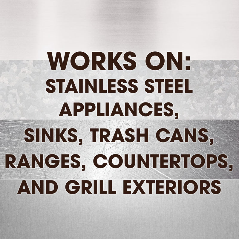 Pledge Expert Care Stainless Steel Cleaner, Lemon, 9.7oz