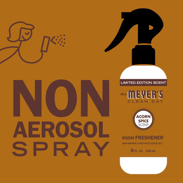 Mrs. Meyer's Room Freshener Spray, Acorn Spice, 8oz -