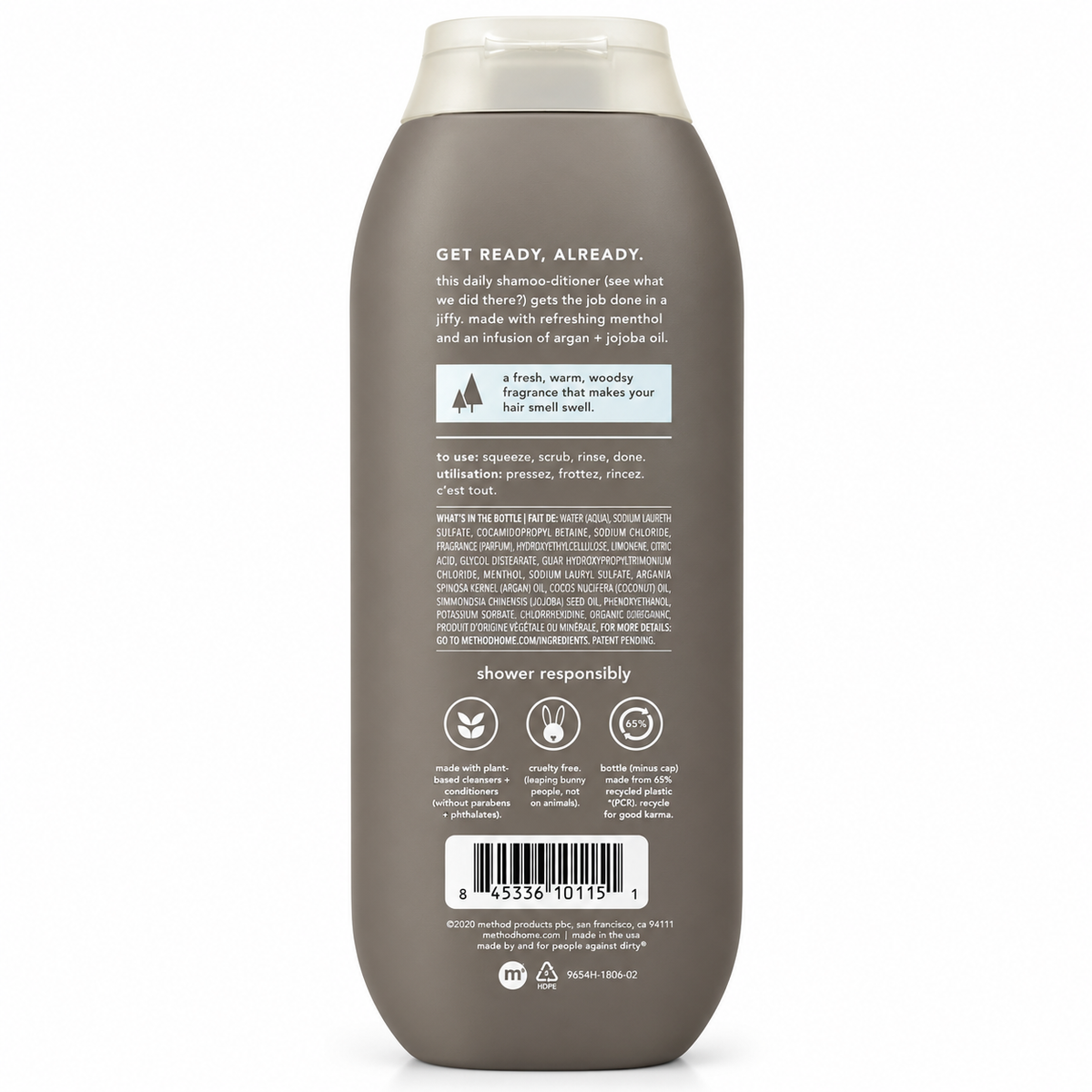 Method Men 2-in-1 Shampoo + Conditioner, Cedar + Cypress, 14 oz