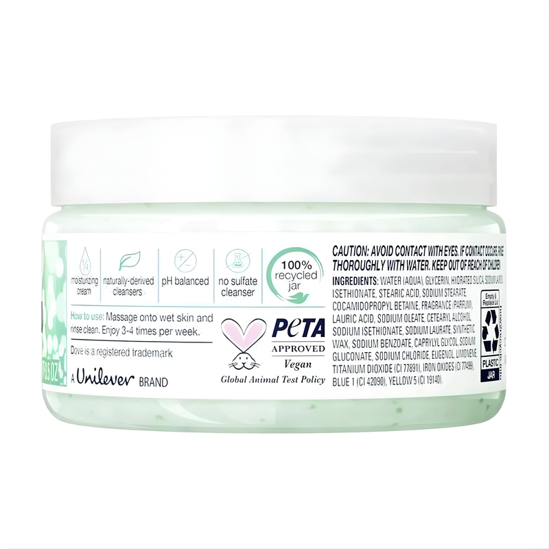 Dove Limited Edition Body Scrub, Winter Mint, 3.5oz