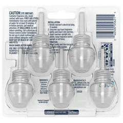 Glade PlugIns Scented Oil Air Freshener Refills, Morning Cotton Blossom, 0.67 oz, 5 Count