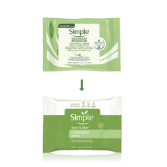 Simple Kind To Skin Cleansing Facial Wipe, 7 Count