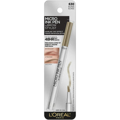 L'Oreal Paris Micro Ink Pen by Brow Stylist with Precision Comb Tip, 630 Blonde