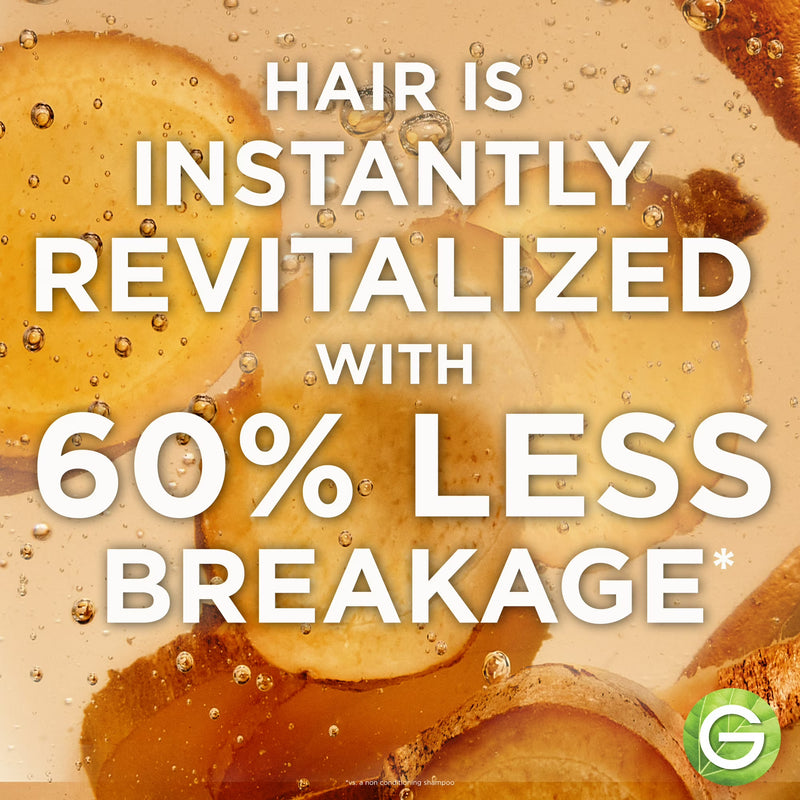 Garnier Whole Blends Ginger Recovery Strengthening Shampoo, Ginger Root and Golden Honey, 12.5oz