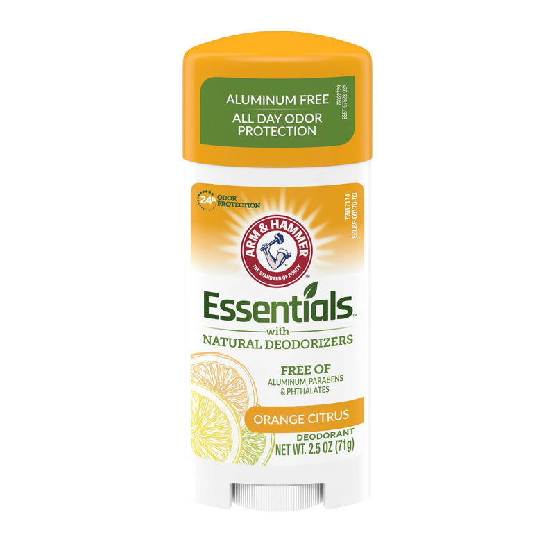 Arm & Hammer Essentials Deodorant, Orange Citrus, 2.5oz
