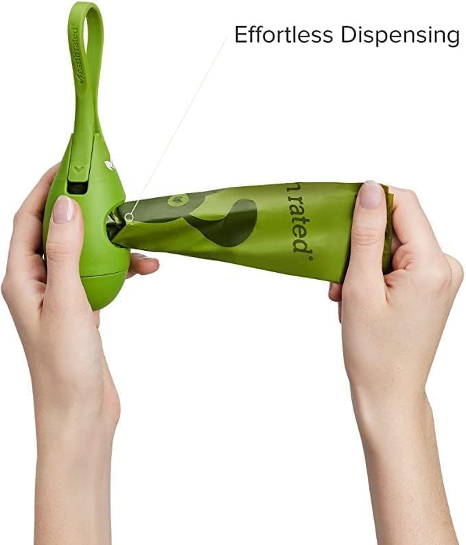 Earth Rated Dog Poop Bag Dispenser + 15 Lavender Scented Bags