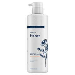 Ivory Sensitive Skin Moisturizing Body Wash, Hint of Chamomile, 17.9 Oz