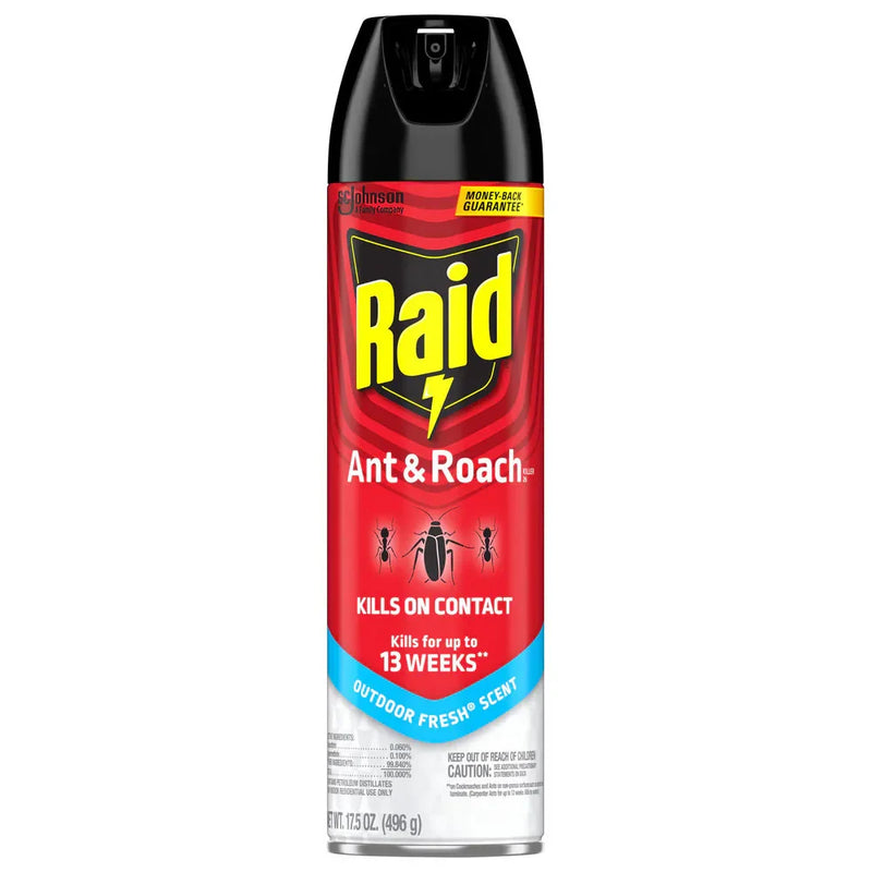 Raid Ant & Roach Killer, Outdoor Fresh Scent, 17.5 Oz.