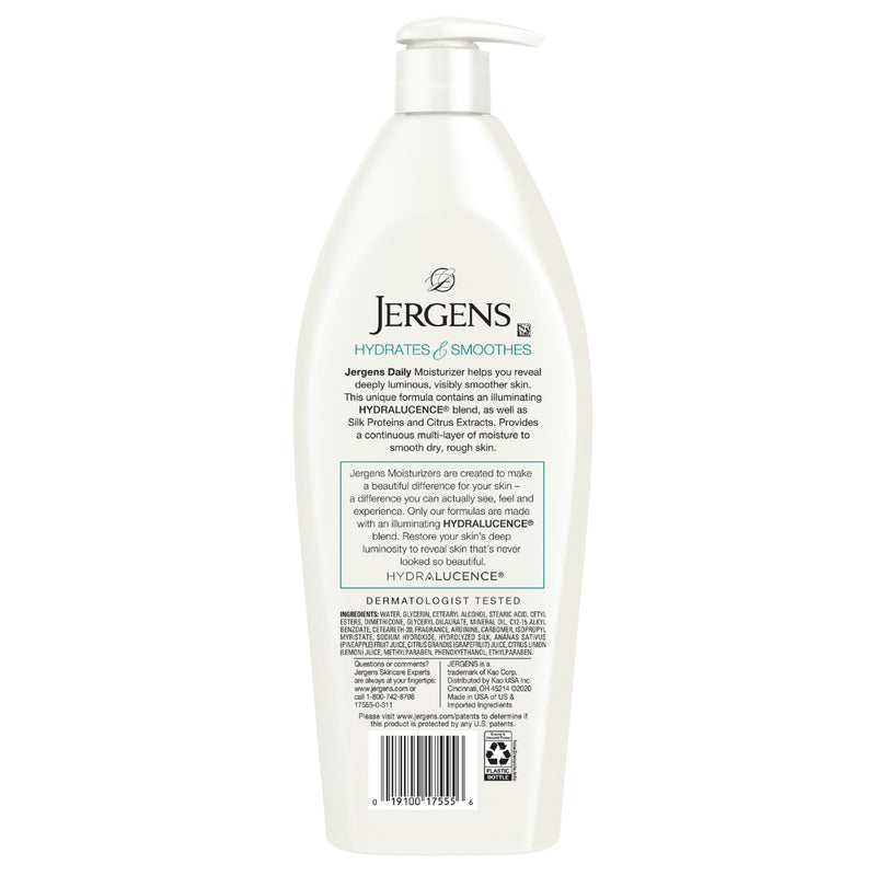 Jergens Daily Moisture Body Lotion for Dry Skin, 21oz