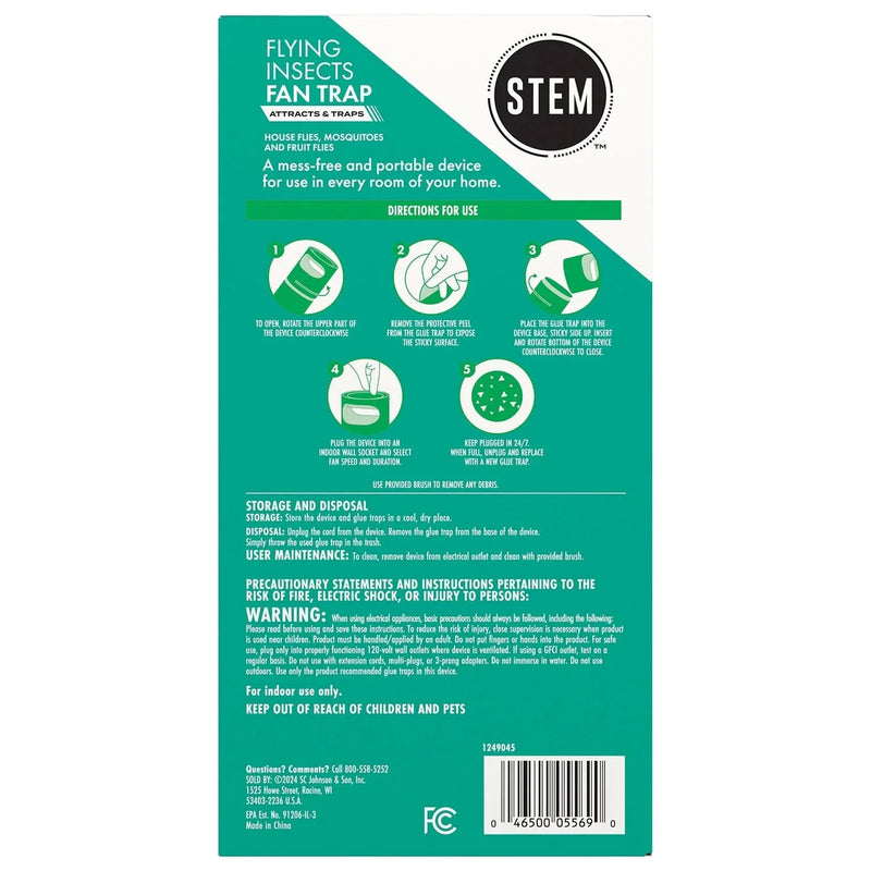 STEM Flying Insects Fan Trap Starter Kit: 1 Device + 15 Glue Traps