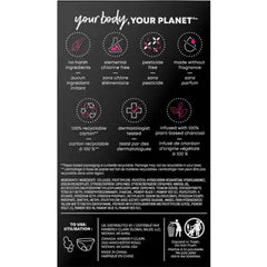 U by Kotex Teen Adolescentes Ultra Thin Pads with Wings, Overnight, 24 Count