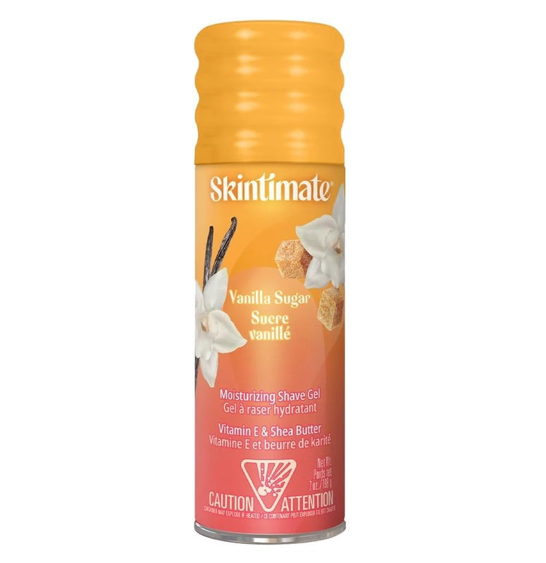 Skintimate Moisturizing Shave Gel, Vanilla Sugar, 7oz