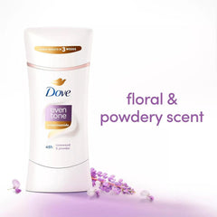 Dove Even Tone Antiperspirant Deodorant, Rosewood & Powder, 2.6oz
