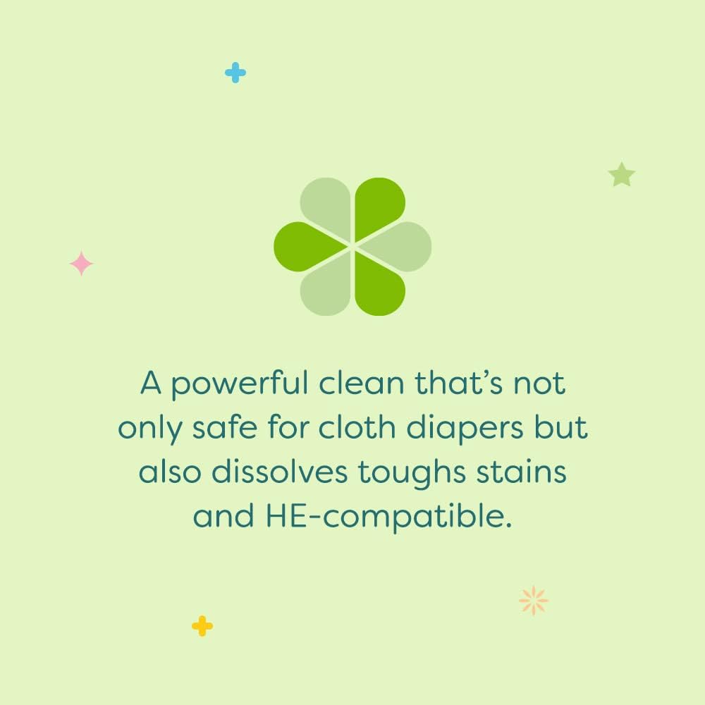 Babyganics Concentrated Laundry Detergent, Fragrance Free, 60 oz, image 6