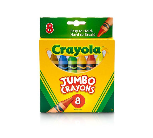 Crayola Jumbo Classic Colors Crayons, 8 Count -
