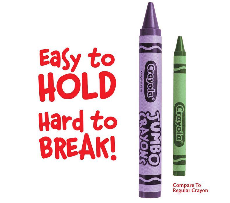 Crayola Jumbo Classic Colors Crayons, 8 Count