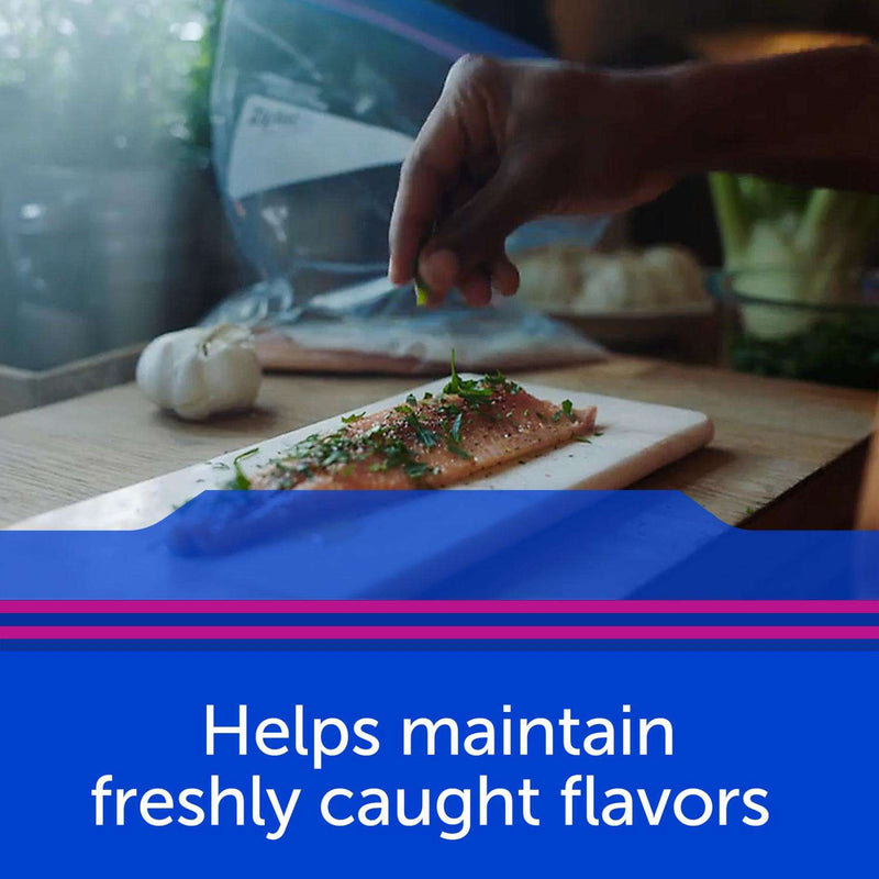 Ziploc 2 Gallon Freezer Bags, Easy To Open, 10 Count ( 13" x 15" )